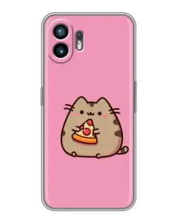 Чохол для OPPO K15 з картинкою «Пушин із піцою»