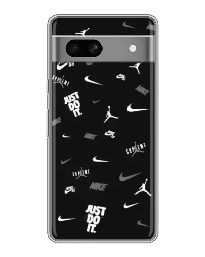 Чохол для OPPO K15s з картинкою «Nike Black Pattern» Чохол для OPPO K15s з картинкою «Nike Black Pattern»