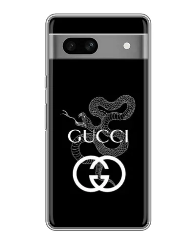 Чохол для OPPO K15s з картинкою «Gucci — срібна змія» Чохол для OPPO K15s з картинкою «Gucci — срібна змія»
