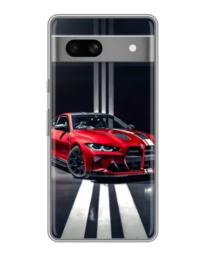 Чохол для OPPO K15s з картинкою «Червона BMW на дорозі» Чохол для OPPO K15s з картинкою «Червона BMW на дорозі»