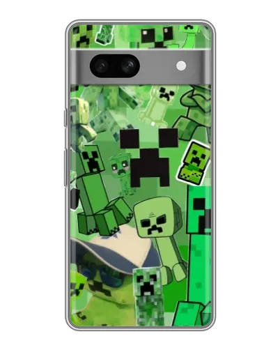Чохол для OPPO K15s з картинкою «Кріпери Minecraft» Чохол для OPPO K15s з картинкою «Кріпери Minecraft»