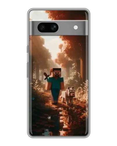 Чохол для OPPO K15s з картинкою «Стів у лісі» Чохол для OPPO K15s з картинкою «Стів у лісі»
