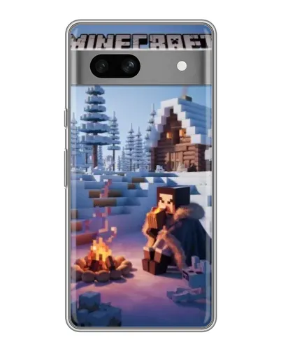 Чохол для OPPO K15s з картинкою «Зимовий Minecraft» Чохол для OPPO K15s з картинкою «Зимовий Minecraft»
