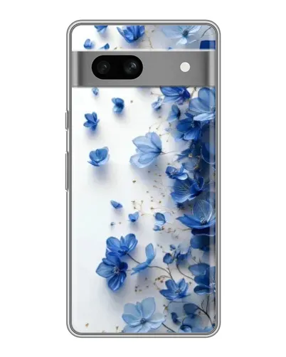 Чохол для OPPO K15s з картинкою «Блакитний квітковий каскад» Чохол для OPPO K15s з картинкою «Блакитний квітковий каскад»