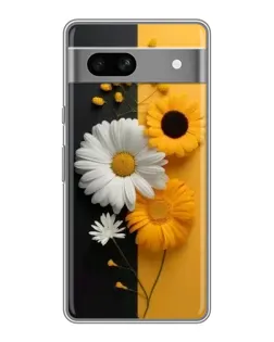 Чохол для OPPO K15s з картинкою «Соняшник та ромашка» Чохол для OPPO K15s з картинкою «Соняшник та ромашка»