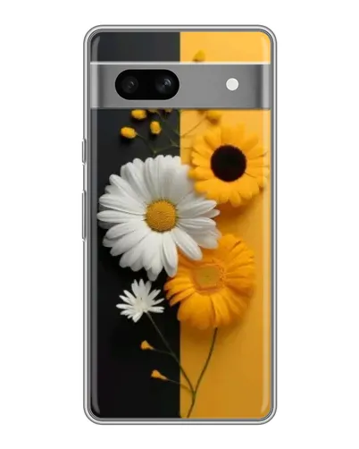 Чохол для OPPO K15s з картинкою «Соняшник та ромашка» Чохол для OPPO K15s з картинкою «Соняшник та ромашка»