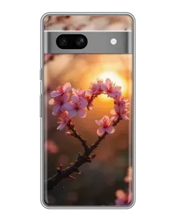 Чохол для OPPO K15s з картинкою «Рожевий цвіт сердечко на тлі заходу» Чохол для OPPO K15s з картинкою «Рожевий цвіт сердечко на тлі заходу»