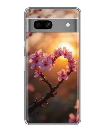 Чохол для OPPO K15s з картинкою «Рожевий цвіт сердечко на тлі заходу» Чохол для OPPO K15s з картинкою «Рожевий цвіт сердечко на тлі заходу»