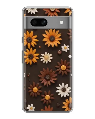Чохол для OPPO K15s з картинкою «Візерунок з маленьких соняшників» Чохол для OPPO K15s з картинкою «Візерунок з маленьких соняшників»
