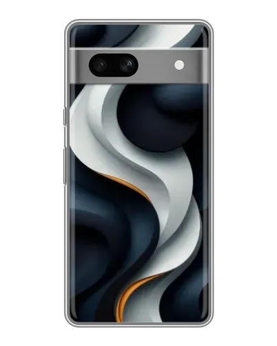 Чохол для OPPO K15s з картинкою «Об'ємні чорно-білі стрічки» Чохол для OPPO K15s з картинкою «Об'ємні чорно-білі стрічки»