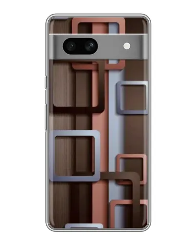 Чохол для OPPO K15s з картинкою «Коричневі об'ємні квадрати» Чохол для OPPO K15s з картинкою «Коричневі об'ємні квадрати»