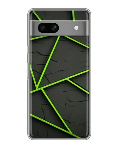 Чохол для OPPO K15s з картинкою «Зелені геометричні лінії» Чохол для OPPO K15s з картинкою «Зелені геометричні лінії»