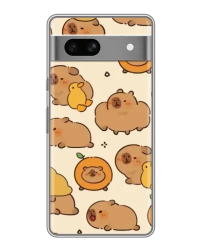 Чохол для OPPO K15s з картинкою «Капібари з апельсинами» Чохол для OPPO K15s з картинкою «Капібари з апельсинами»