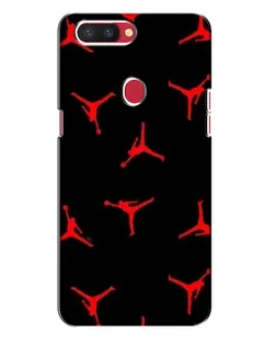 Чехол для OPPO R11s с картинкой «Jordan Red Pattern»