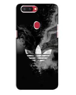 Чохол для OPPO R11s з картинкою «Абстрактний дим Adidas»