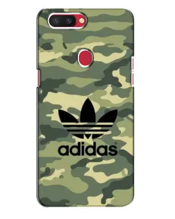 Чохол для OPPO R11s з картинкою «Мілітарі стиль Adidas»