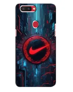 Чехол для OPPO R11s с картинкой «Техногенный стиль Nike» Чехол для OPPO R11s с картинкой «Техногенный стиль Nike»