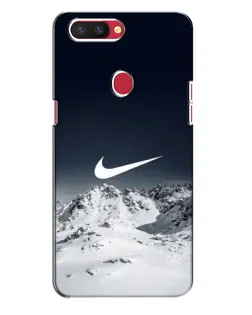 Чехол для OPPO R11s с картинкой «Nike — зимние горы» Чехол для OPPO R11s с картинкой «Nike — зимние горы»