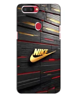 Чехол для OPPO R11s с картинкой «Золотой Nike на металле» Чехол для OPPO R11s с картинкой «Золотой Nike на металле»