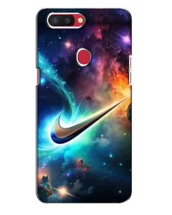 Чехол для OPPO R11s с картинкой «Космический Nike Swoosh» Чехол для OPPO R11s с картинкой «Космический Nike Swoosh»