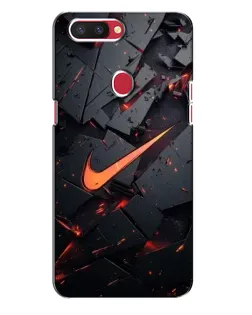 Чехол для OPPO R11s с картинкой «Nike — эффект разломов» Чехол для OPPO R11s с картинкой «Nike — эффект разломов»