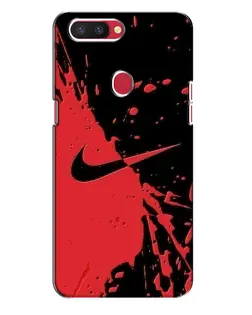 Чехол для OPPO R11s с картинкой «Красные брызги Nike» Чехол для OPPO R11s с картинкой «Красные брызги Nike»