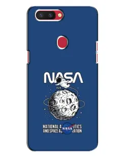Чехол для OPPO R11s с картинкой «NASA — лунная миссия» Чехол для OPPO R11s с картинкой «NASA — лунная миссия»