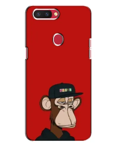 Чехол для OPPO R11s с картинкой «Bored Ape — красный фон» Чехол для OPPO R11s с картинкой «Bored Ape — красный фон»