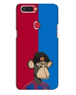 Чехол для OPPO R11s с картинкой «Bored Ape — фанат Барсы» Чехол для OPPO R11s с картинкой «Bored Ape — фанат Барсы»
