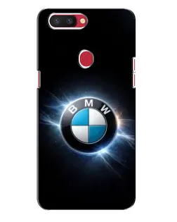 Чохол для OPPO R11s з картинкою «BMW — неонове сяйво»