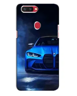 Чохол для OPPO R11s з картинкою «Блакитна BMW M4»