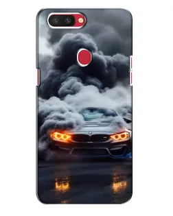 Чохол для OPPO R11s з картинкою «BMW у диму»