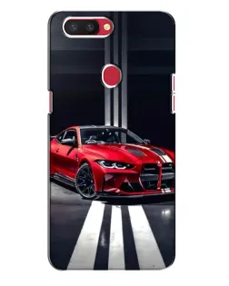 Чохол для OPPO R11s з картинкою «Червона BMW на дорозі»