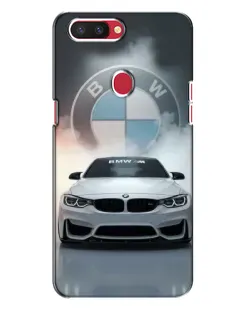 Чохол для OPPO R11s з картинкою «BMW в білому диму»