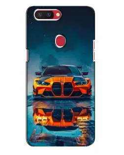 Чохол для OPPO R11s з картинкою «BMW — золота емблема»