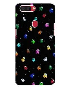 Чехол для OPPO R11s с картинкой «Экипаж Among Us» Чехол для OPPO R11s с картинкой «Экипаж Among Us»