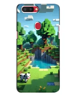Чехол для OPPO R11s с картинкой «Minecraft летний день»