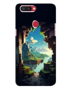 Чехол для OPPO R11s с картинкой «Вид из пещеры»