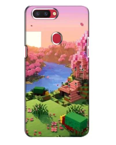 Чехол для OPPO R11s с картинкой «Розовое дерево Minecraft»