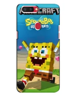 Чехол для OPPO R11s с картинкой «Губка Боб Minecraft»
