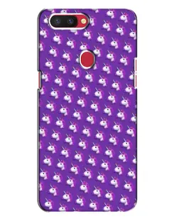 Чехол для OPPO R11s с картинкой «Единороги на фиолетовом»
