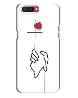 Чехол для OPPO R11s с картинкой «Рука держит» Чехол для OPPO R11s с картинкой «Рука держит»
