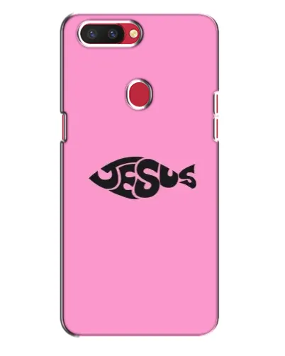 Чехол для OPPO R11s с картинкой «Розовый символ Jesus» Чехол для OPPO R11s с картинкой «Розовый символ Jesus»