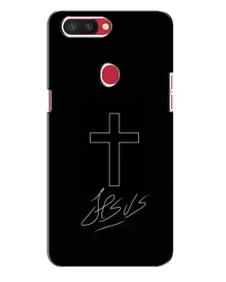 Чехол для OPPO R11s с картинкой «Графический крест Jesus»