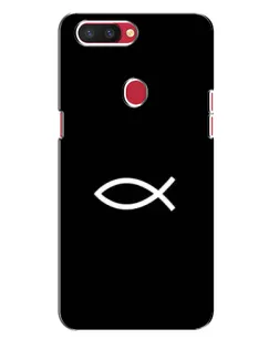 Чехол для OPPO R11s с картинкой «Символ рыбы Jesus»