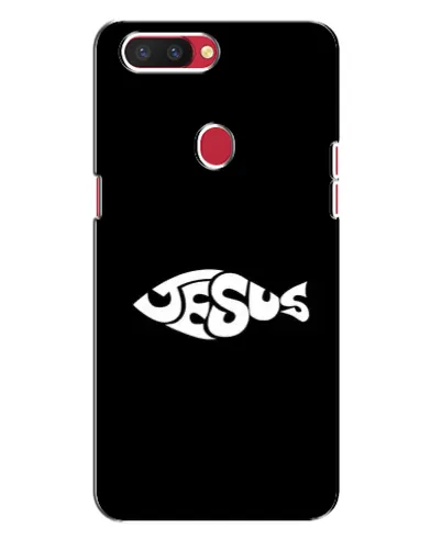 Чехол для OPPO R11s с картинкой «Рыба Jesus» Чехол для OPPO R11s с картинкой «Рыба Jesus»