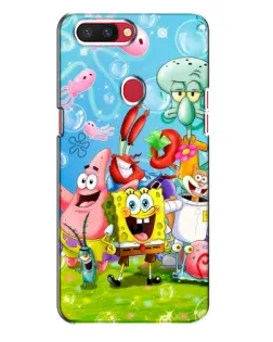 Чехол для OPPO R11s с картинкой «Губка Боб и друзья»