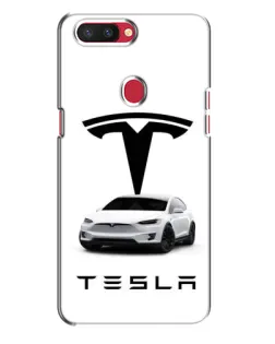 Чохол для OPPO R11s з картинкою «Tesla White Style» Чохол для OPPO R11s з картинкою «Tesla White Style»