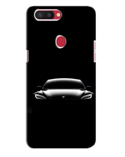 Чохол для OPPO R11s з картинкою «Фари Tesla Night» Чохол для OPPO R11s з картинкою «Фари Tesla Night»