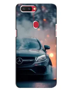 Чохол для OPPO R11s з картинкою «Mercedes — нічне місто»